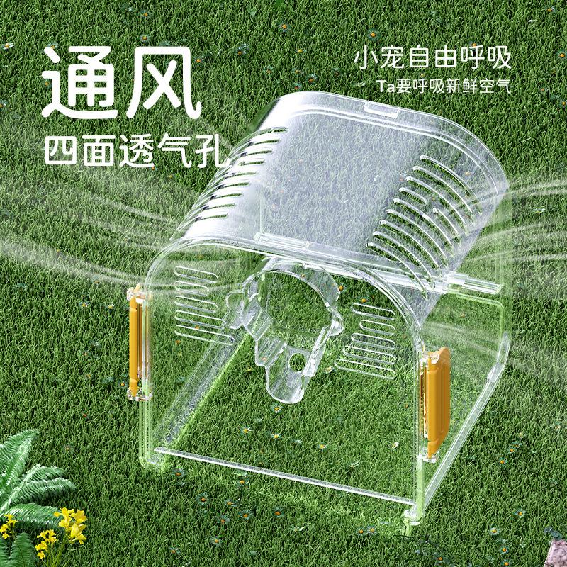 Parrot Out Cages Breathable Ornamental Out Cages Portable Outdoor Transparent Portable Bird Bags Pet Bird Supplies