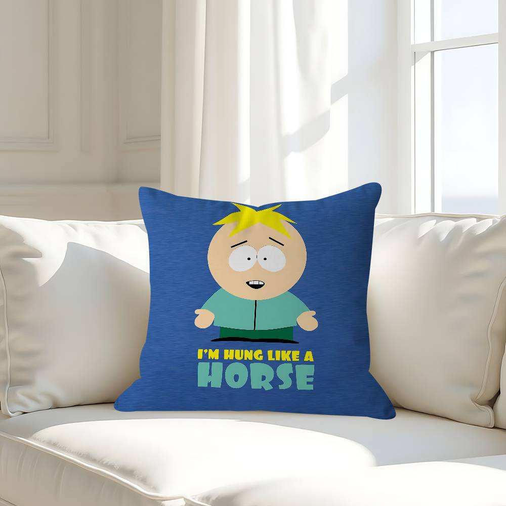 

Anime South Park Butters Pillow Case Removable Washable Cushion Cover – All-Season Soft Linen 16x16Inch