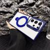 Samsung S25U High Transparency Acrylic Double Bracket Suitable for Samsung S25 Hollow Lens Bracket Magnetic Suction Mobile Phone Case S24