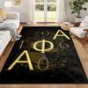 Alpha Phi Alpha Carpet Door Mat for Living Room or Bedroom Protective Mat Under Chair Office Decoration Christmas Gift Birthday Present
