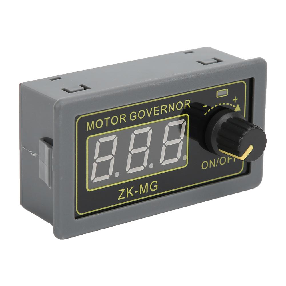 DC Motorstyring PWM Motorhastighetsregulator LED Lysdimmer Digital Skjerm Enkoder 5V 12V 24V