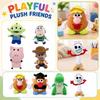 Plush Space Ranger Action Figure Soft Stuffed Toy Doll for Kids Collectible Character Figure with Detailed Stitching and Embroidery Features