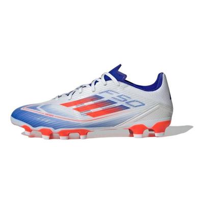 F50 League Comfortable Versatile MG (Rubber Short Studs) Artificial Grass Football Shoes Men Football Shoes White Red Blue IF1341