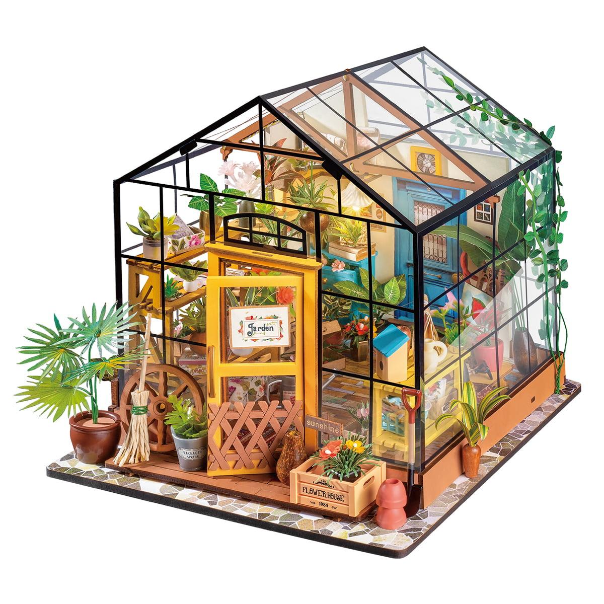 Robotime Rolife 3D Puzzles Cathy's Flower House Diy Miniature House Dg104