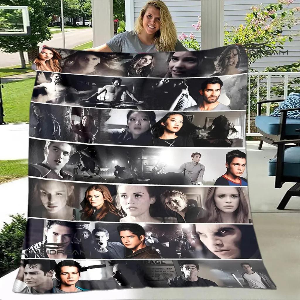 Film Teen Wolf Druckdecke warme Decke Flanschdecke weiche und bequeme Decke Haus Reise Decke Geburtstagsgeschenk