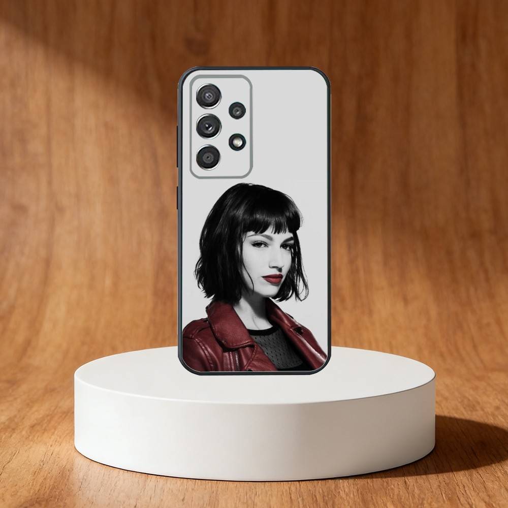 Actress U-Ursula Corbero Phone Case For Samsung S25,S24,S21,S22,S23,S30,Ultra,S20,Plus,Fe,Note,10,9,5G Black Cover