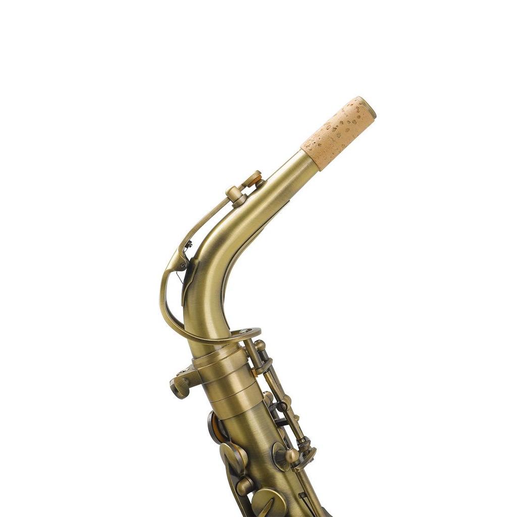 Antique Brass E Flat Alto Saxophone Curved Neck Tube Mouthpiece Accessory