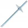 Adjustable anchor post base 110x500 M24 rod