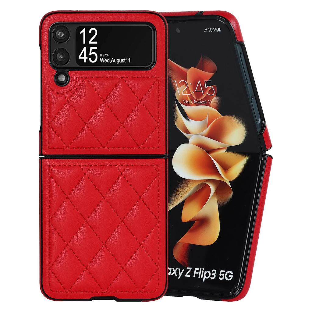 Galaxy Z Flip6 Lambskin Texture Retro Protective Leather Case for Samsung Fold6