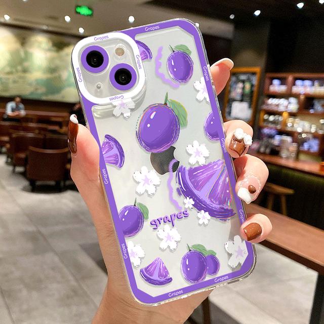 

Мягкий чехол для Iphone 14 Plus, чехол с прозрачным цветком, Funda Iphone 12 13 11 Pro Max Mini 7 8 Plus Se 2022 2020 X Xr Xs Max, задняя крышка For iPhone 14Pro Max