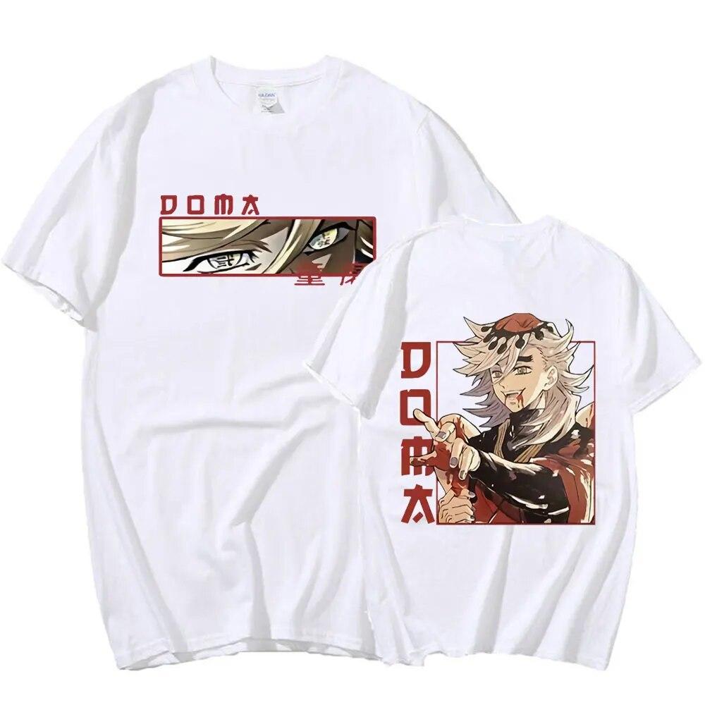 Japanese Anime Demon Slayer Orochi Pattern Print T-Shirt Unisex Demon Slayer Hakuraku T-Shirt