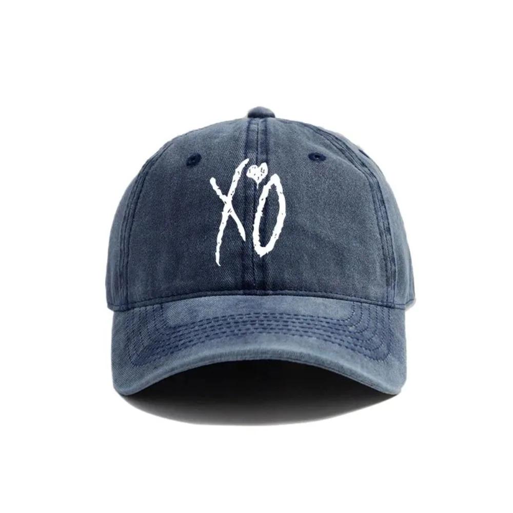 2025 XO The Weeknd Casquette de Baseball Chapeaux Usés Casquette Homme Rétro Extérieur Été Réglable Casquette Papa Mode
