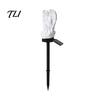 French Retro Courtyard Decor Solar Angel Garden Light, Waterproof Pathway Lighted Praying Warm LED Yard Path Lighting Statue with Stake for Patio Lawn