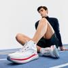 Fila BOA NUVOLE 2 Fabric Breathable Low Top Running Shoes Men's Distinguished White A12M421105FBA
