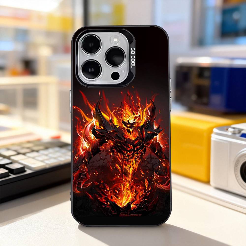 D-Dota 2 Game Cool For iPhone 11,12,13,14,15,16,17,Pro,Max,Plus,E,Air,Mini Phone Case IMD Matte Black