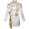 Foreign Trade Cosplay Halloween Laser Leather Costumes for Adults and Children, Anime Role-Playing Stage Costumes