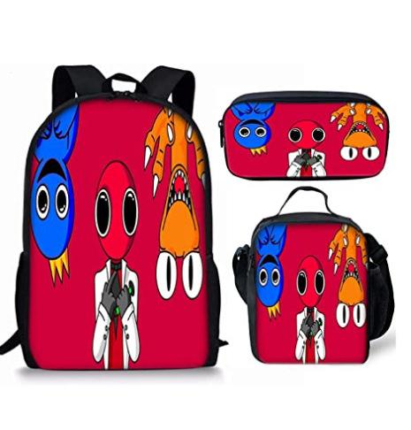 

Rainbow Friends Rainbow Friends Student School Bag Children S Backpack Digital Printed Backpack Satchel 17inch backpack