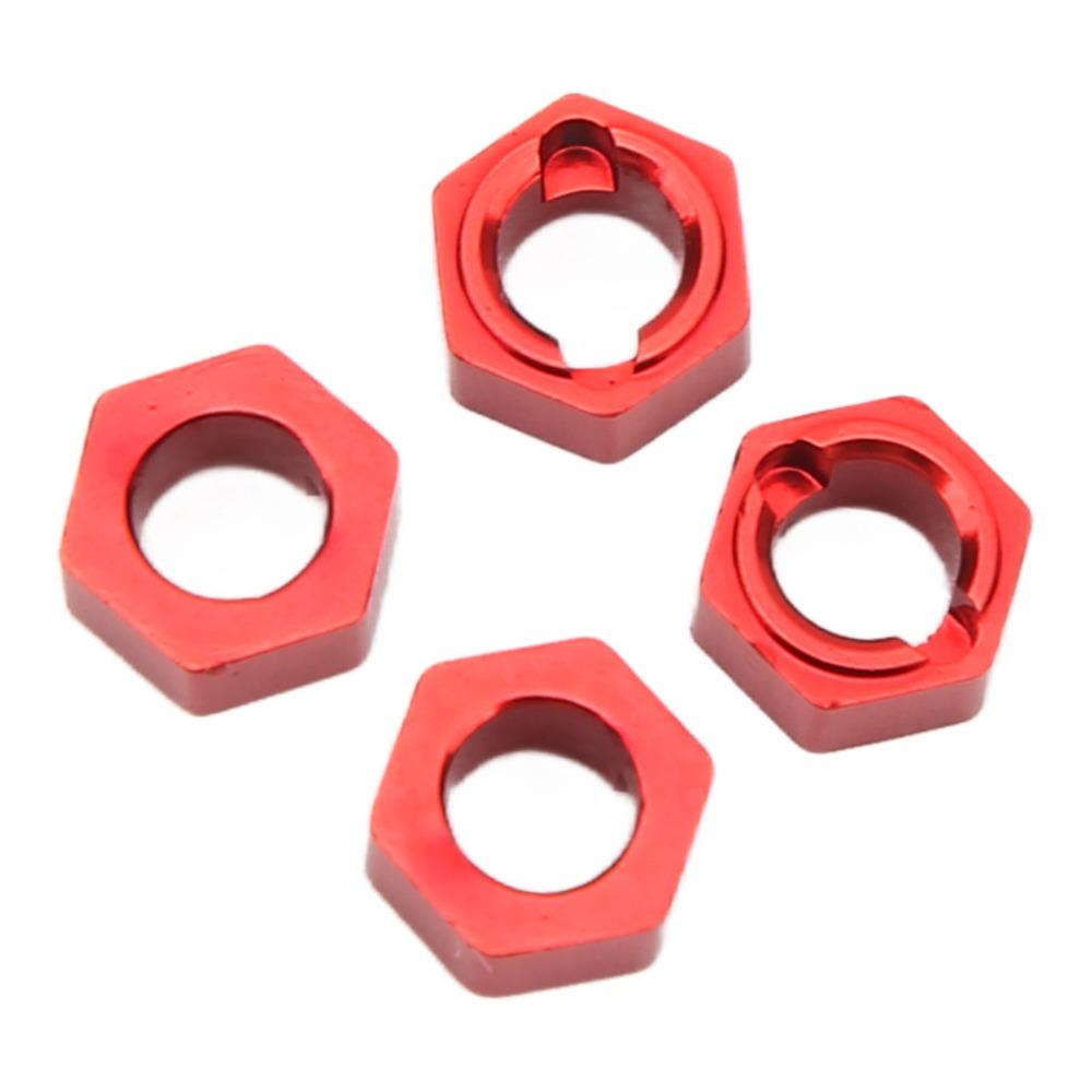 4Pcs Easy Installation 7mm Hex Wheel Hubs Adapter for FMS FCX24 1/24 RC Car