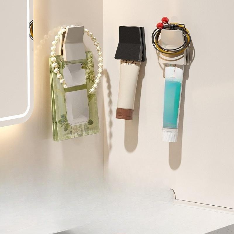 Kitchen Sealing Clip, Snap-on Storage Clip, Non-drilling Wall-mounted Bathroom Wall Hat Clip, Toothpaste Storage Clip