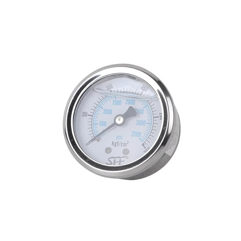 Axial Seismic Pressure Gauge Sophie Sff Back Connected Vacuum Gauge Seismic Water Pressure Hydraulic Oil Pressure Gauge