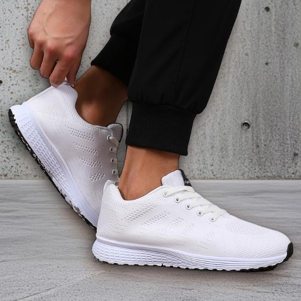 Men's Sneakers Fashion Soft Walking Flats Non-slip Casual Sport Tennis Shoes Summer White Lightweight Running Shoe for Male 2025