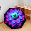 LotusandBall Pattern Pattern New Style Umbrella, 1 Piece Automatic Folding Umbrella, Portable Travel Umbrella, Outdoor Umbrella, Birthday Gift
