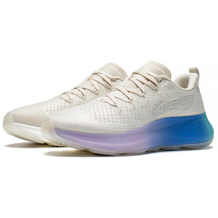 New LiNing Wujie 4 Non Slip Lightweight Low Top Training Shoes Women's Pearl White AFVS008-4