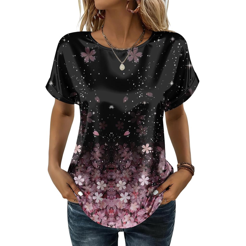 Women's Fashionable Casual Vintage Printed Top