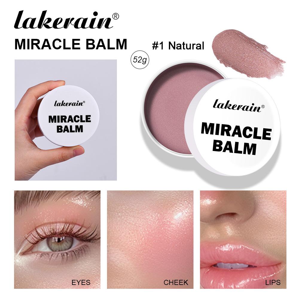 Creme-Rouge für Wangen Mulit Glow Balm Rouge-Balsam Gesichts-Make-up Strahlendes Finish Hydratisierend Cremig Leicht & Verblendbar Farbe Gesicht