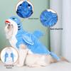 Warm Animal Dress Up Outfits Fleece Dog Cosplay Apparel Pet Shark Cosplay Costume  Pet Dress Up