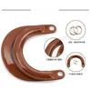 1Pc The New Product Is Suitable for Princess Diana Bag Strap, Arched Bag Strap U-shaped Handle Patent Leather Curved Pu Bag Strap