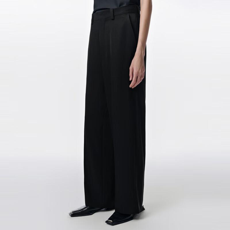 JNBY Women's 2023 Autumn Wide-Leg Casual Pants