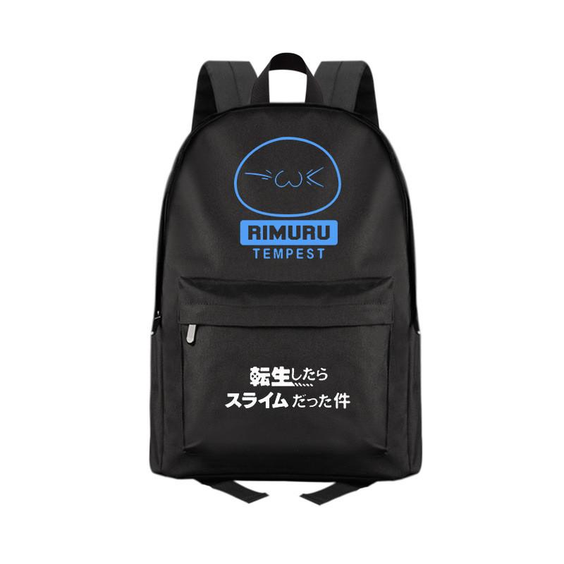 That Time I Got Reincarnated As A Slime Anime Backpack With Breathable Canvas For Casual Travel And School Use