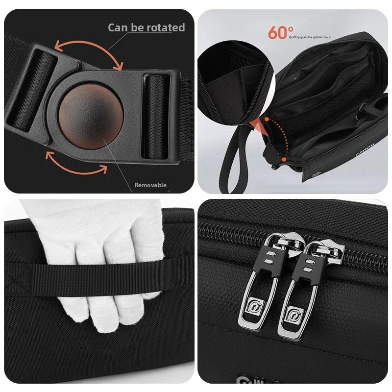 Men Outdoor Travel Large Capacity Chest Bag Nylon Hiking Crossbody Bag High Quality Waterproof Shoulder Sling Backpack