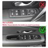 Real Soft Carbon Fiber Sticker For Renault Megane RS 2009 2010 2011 2012 2013 2014 LHD RHD Car Window Lift Panel Accessories