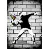 Banksy Street Graffiti Decorative Canvas Painting Girl with Balloon Follow Your Dreams Monkey Art Poster Prints Room Wall Decor