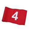 4Pcs Numbered Golf Practice Flag With Clear 1, 2, 3, 4 Numerals Oxford Cloth Small Putting Golf Flags Easy to Use