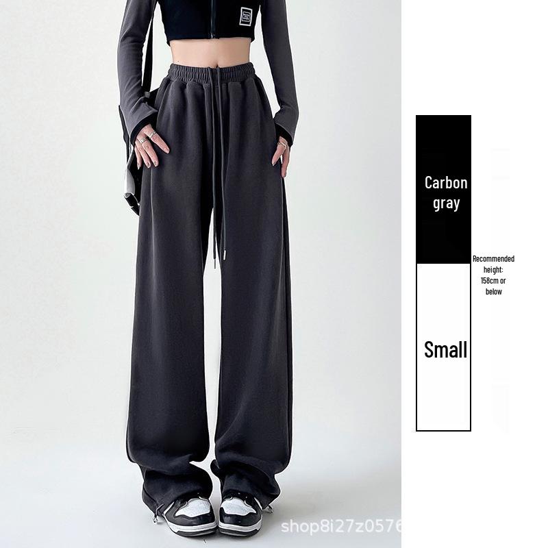 Women's High Waist Wide-Leg Sweatpants: 2025 American Spring/Autumn Style Joggers