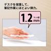 Plus Desk Mat Transparent Soft Economy Type 600 x 450mm 41-008