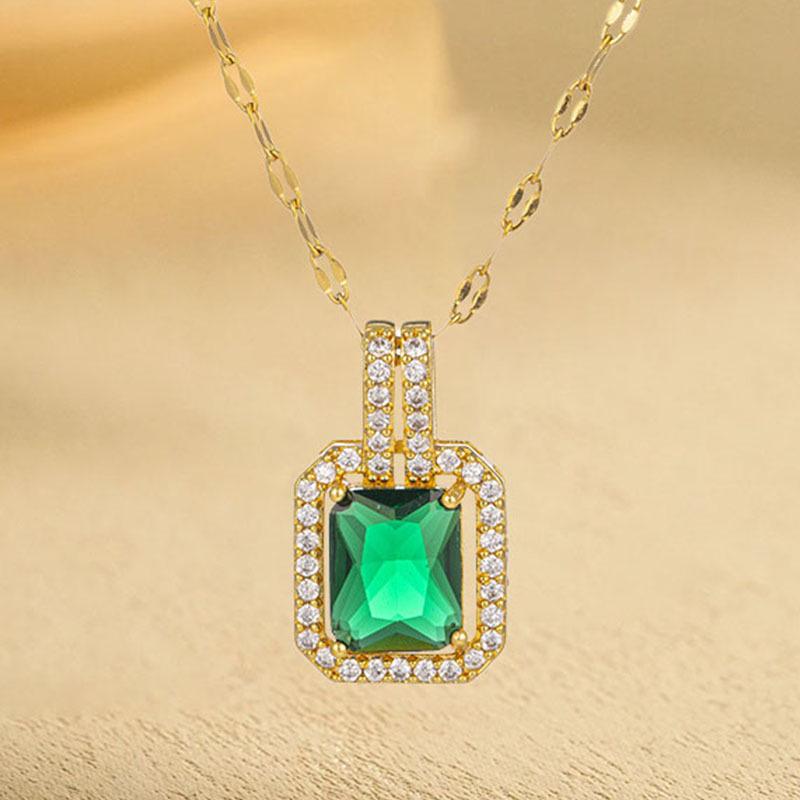 "2024 Intelligente Fünfzackiger Stern Anhänger Halskette - Leichter Luxus Europäisches & Amerikanisches Design für Frauen"