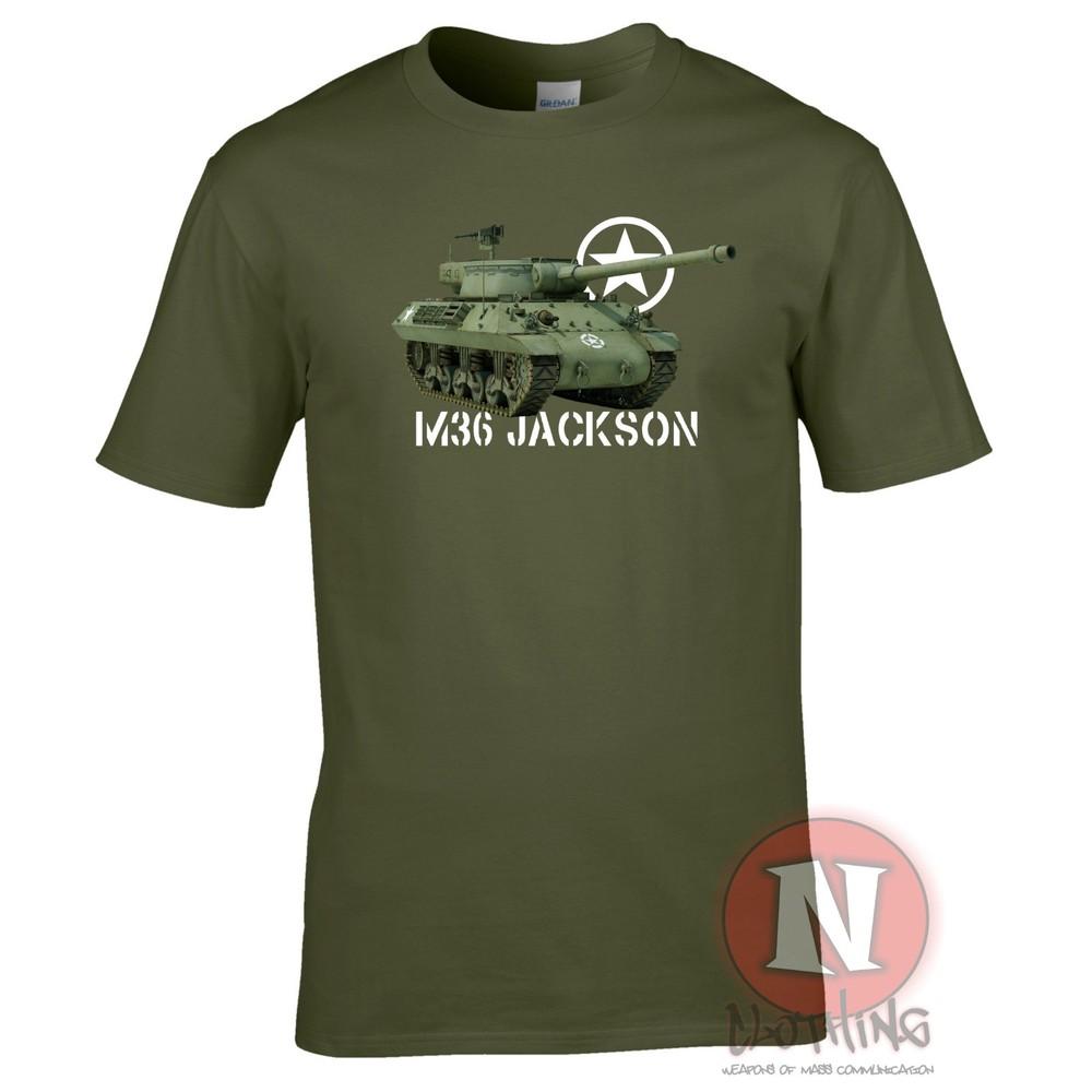 M36 Jackson Tank Hunter TShirt Us Army Ww2 Allied Military Armour Dday Wot S