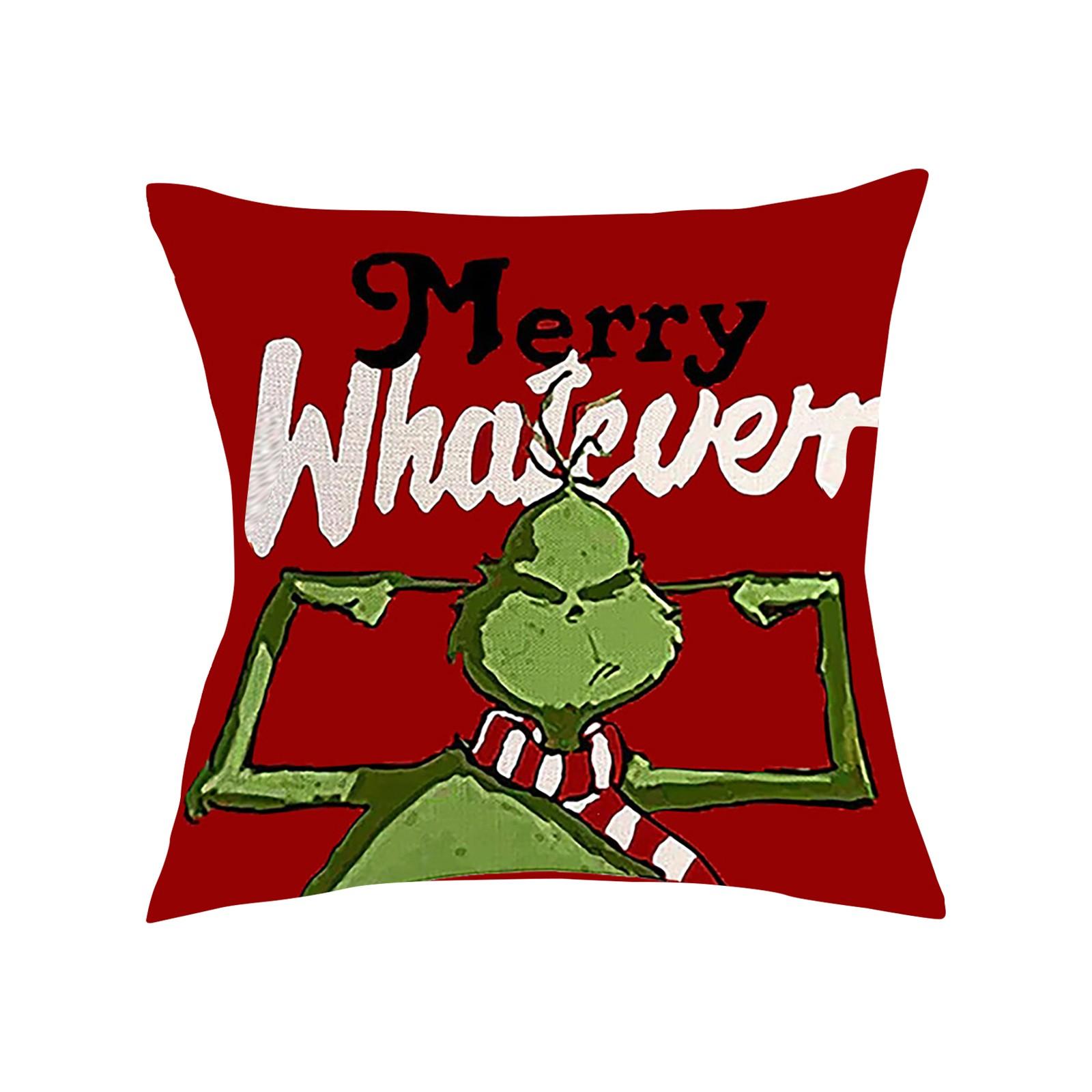 

Чехол на рождественскую подушку для украшения дома, подушка для кровати, дивана, гостиной One Size