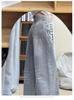Women's High-Waisted Wide-Leg Retro Jeans in Washed Mocha Grey
