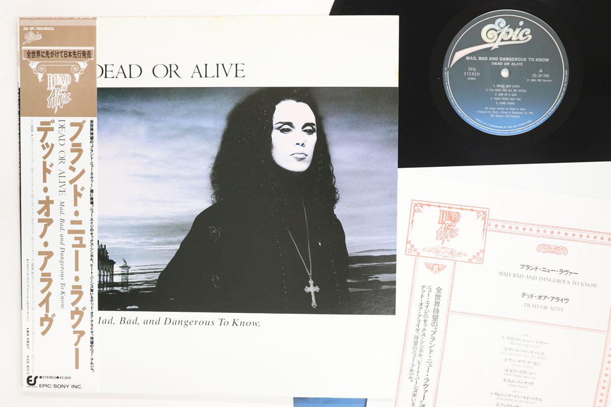 Виниловая пластинка DEAD OR ALIVE Mad Bad And Dangerous To Know 283P769 EPIC 1986 Япония Obi Рок Б/у