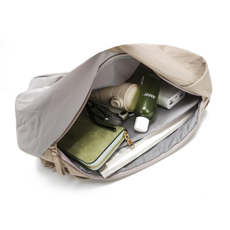 Stitching Contrast Backpack Unisex Waterproof Backpack Travel Bag