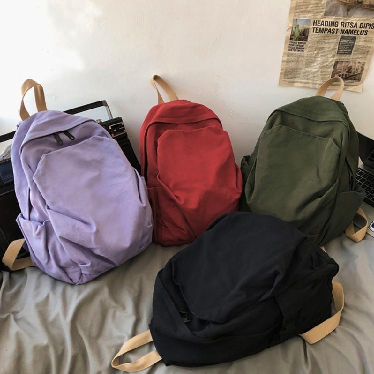 Vintage Canvas Backpack Daypack Convenient and Practical for Work and School