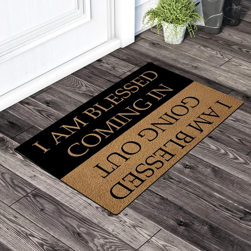 Welcome Y'all Cowboy Boot Doormat Absorbent Machine Mat with Western for KitchenLiving Room Bedroom Bathroom Laundry Room Decor
