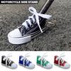 1Pc 7.5cm Motorcycle Side Stand Canvas Shoes Side Stand Bicycle Kickstand Stand Support Pad Foot Cover Support Accessories
