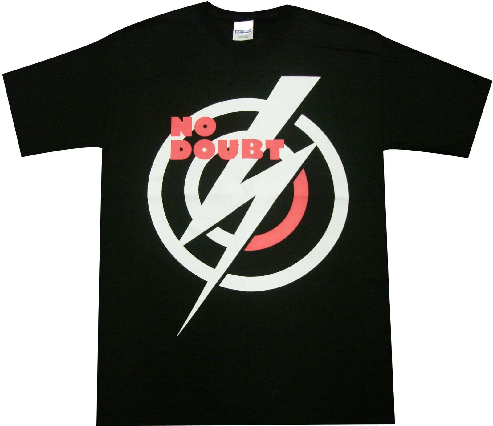 No Doubt Bolt Target Adult 100% Cotton T-shirt Mens Tees Top - Official Rock Band Music Tee XL