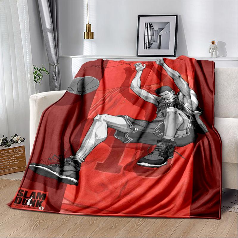 SLAM DUNK 29 Style New Cartoon SHOHOKU Basketball Anime Blanket,Soft Throw Blanket for Home Bedroom Bed Sofa Travel Cover Kids